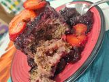 Mug cake de chocolate 🍫 y fresa 🍓