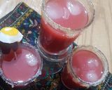A picture of step 8 of Plum, grape and citrus rind juice.