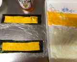 A picture of step 2 of Mickey Mouse Roll Sushi.