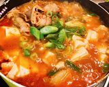 Hình bước làm 3 của món Canh Kim chi Hàn Quốc 🥘 🍲