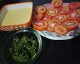 हरी चटनी स्टाफिंग टोमेटो भजिया (Hare chutney stuffing tomato bhajiya recipe in Hindi) रेसिपी चरण 2 फोटो