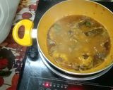 A picture of step 3 of Kosha Rahu Fish Curry.