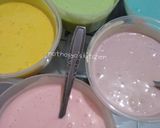 Foto langkah ke 5 dari resep Unicorn Steam Cake.