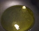 A picture of step 1 of Aglio olio and for those who like it hot, peperoncino.