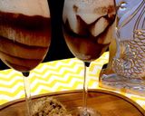 A picture of step 2 of The Merlion Chocolate Shake.