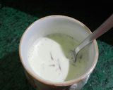A picture of step 2 of Kaiser Rasmalai.