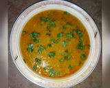 A picture of step 9 of Nayazi daal.