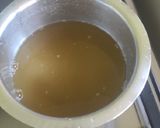 A picture of step 1 of Lemon Sugar Syrup.