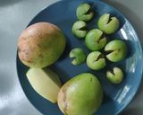A picture of step 1 of Gunda Keri nu athanu😋.