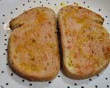 Foto del paso 6 de la receta: Bocata abierto de revuelto de gambas, champiñones, queso y 🥑