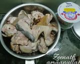 A picture of step 1 of Sira Masala/Goat Head Yoghurt Gravy.