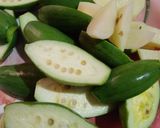 A picture of step 1 of Parwal and moong dal ki curry.