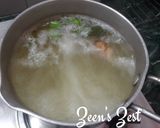 A picture of step 2 of Fresh Galangal and Tulsi Chai.