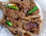 A picture of step 7 of Masaledar Mutton chops ❤❤.