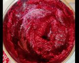 A picture of step 1 of Beetroot Semolina Pasta.