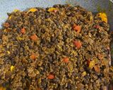 A picture of step 11 of Pastelon aka plantain lasagna.