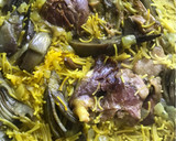 Foto del paso 9 de la receta: Fideuà de confit de pato con alcachofas