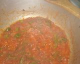 A picture of step 3 of Minced meat spaghetti.