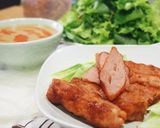 Hình bước làm 5 của món Nem lụi (nem nướng)