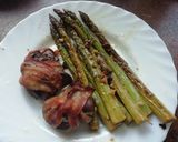 Sült spárga és bacon májas recept fázis 4 fotója