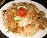 A picture of step 22 of Spicy Chicken Biryani unique style.