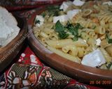 A picture of step 9 of Peanuts Pasta With Feta Cheese.