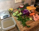 Foto del paso 1 de la receta: Cocina anti frío: Minestrone de lentejas (rápido)