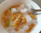 รูปขั้นตอนการทำที่ 7 ของ ครองแครงกะทิสดมันเทศหวาน (sætar kartöflur/ sweet potato)