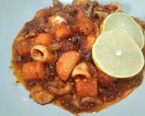 Foto langkah ke 5 dari resep Balado cumi udang.