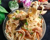 A picture of step 4 of Stir Fry Spaghetti.