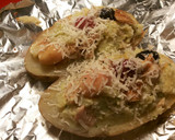 Foto del paso 6 de la receta: Patata asada, rellena de filetes de pollo al ajillo y perejil