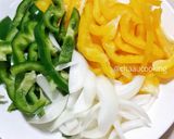 Hình bước làm 3 của món Bún xào Singapore (vị cà ri)