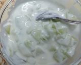 A picture of step 2 of Cucumber and spinach raita.