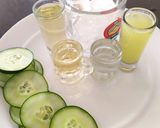 Foto del paso 1 de la receta: Cóctel de mezcal con pepino