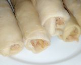 A picture of step 2 of Chicken/Potatoes Rolls.