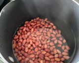 A picture of step 1 of Peanut curry.