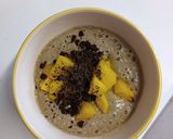 Foto del paso 2 de la receta Avena con plátano, mango y chocolate