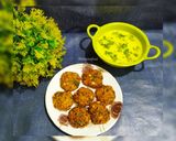 A picture of step 5 of Chana Dal Palak Vada.