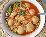 Foto langkah ke 4 dari resep Bakso kuah.