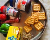 A picture of step 1 of Biscuit pizza.