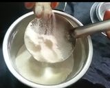A picture of step 4 of Rava Laddu.