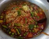 A picture of step 13 of Vegetables pulao.
