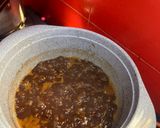 A picture of step 2 of Soy n black bean chili 🌶️.