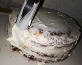 Foto del paso 4 de la receta: Torta de dulce de leche, crema y duraznos