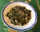 Une image de l'étape 12 de Chou Kale sauté au jus de cerf, ail et oignon.