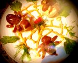 Une image de l'étape 1 de Oeufs mimosa au thon,fromage crémeux, mayonnase,pâte de poivre.