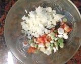 Foto del paso 1 de la receta: Arroz con panceta y repollitos de bruselas