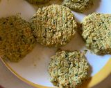 A picture of step 8 of Zucchini and Carrot Burgers.
