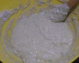 A picture of step 2 of Danwake with stir-fry salad.