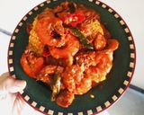 Foto langkah ke 6 dari resep Udang Saos Padang.